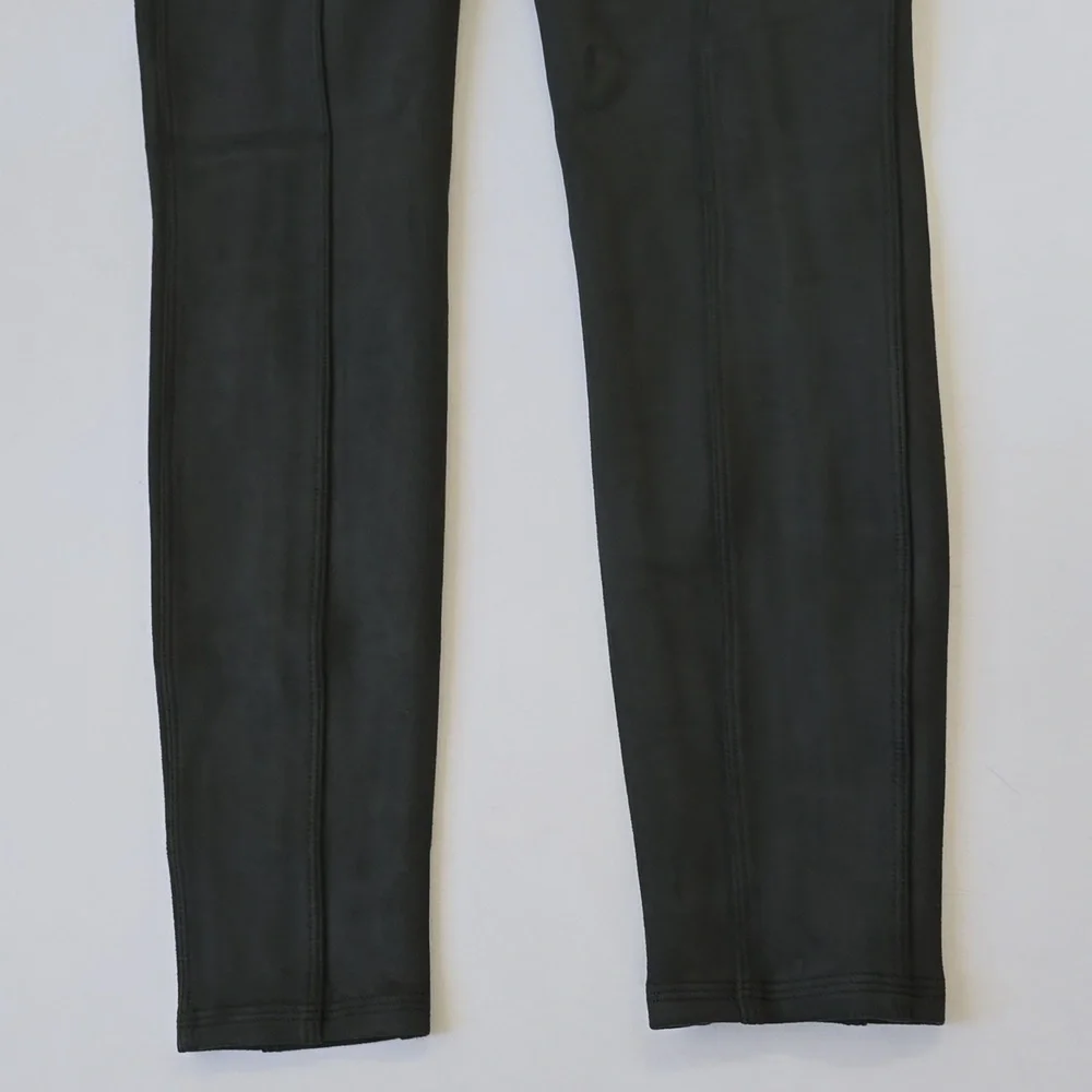 Spanx Faux Suede Leggings in Color Olive